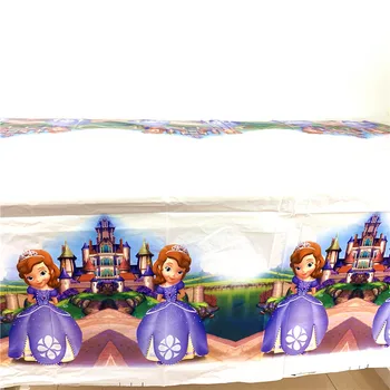 180*108 cm 1pc Disney Princesa Sofija Prtom Otroci Happy Birthday Party Supplies Dekoracijo Baby Tuš Razpoložljivi Tabela Pokrov 1094