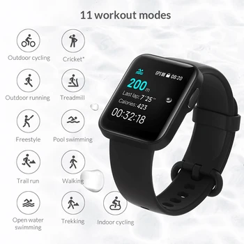 Xiaomi Mi Gledati novo Lite Bluetooth Smart Watch GPS 5ATM Nepremočljiva SmartWatch Fitnes Srčnega utripa mi band Globalna Različica 119308
