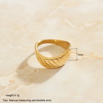 SOMMAR 2020 trend velikih 18KGP Zlato, ki je Napolnjena Prijateljico ženski prstan Kruh skladu cene v eur Moda Priljubljen Luksuzni Nakit 1650