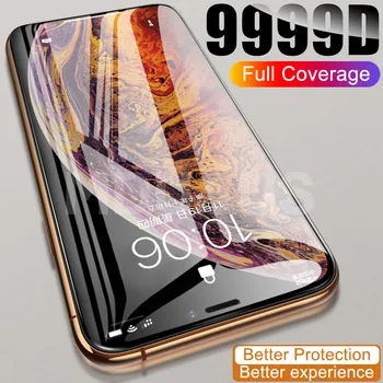9999D Polno Kritje Stekla Za iPhone 11 12 Pro XS Max X XR 12 mini Zaščitnik Zaslon iPhone 8 7 6 6S Plus Kaljeno Steklo Film Primeru 187081