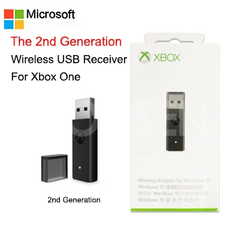 Prenosni USB Adapter za brezžični sprejemnik za XBOX EN Krmilnik Pribor Win10 USB wireless PC sprejemnik 1. in 2. Generacije 1884