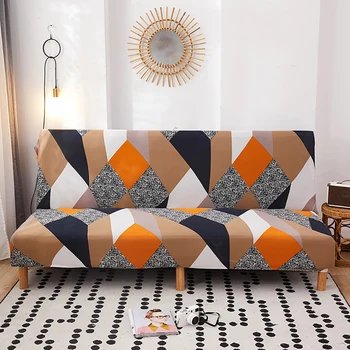 Airldianer geometrijske tiskanja zložljiv kavč postelja kritje kavč zajema spandex stretchdouble kavču sedeža kritje slipcovers za dnevno sobo 2435