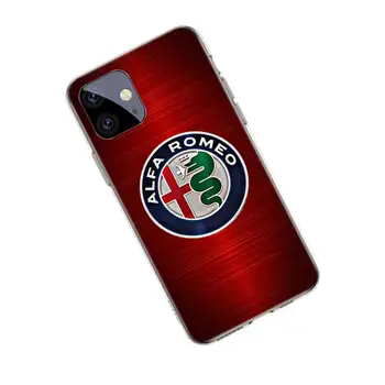 Super Avto Alfa Romeo Logotip Primeru za Apple iPhone 12 11 X XR XS Max 7 8 6 6S Plus 5 5S SE 2020 Silikonski Pokrovček Telefona 26013