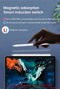 Za iPad Svinčnik s Palm Zavrnitev,Aktivno Pisalo za Apple Svinčnik 2 1 iPad Pro 11 Za 12,9 2020 2018 2019 Zraka 4 7. 8. 애플펜슬 2844