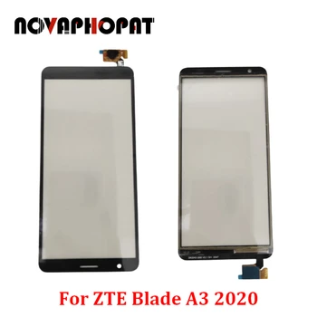 Novaphopat Preizkušen Black Senzor Za ZTE Blade A3 2020, Zaslon na Dotik, Računalnike Sprednje Steklo Objektiva Plošča 2954