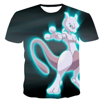 2021 novo poletje 3D printed majica s kratkimi rokavi moški oblačila anime pokemon priljubljena kratka sleeved modni O-vratu street nositi kul T-shirt 30171