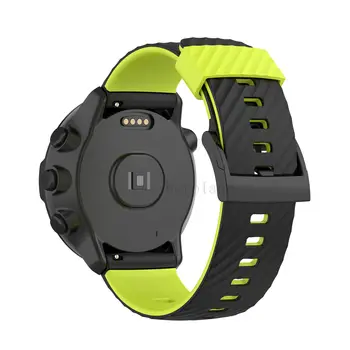 24 MM Silikonski WatchBand Pašček za Zapestje Zapestnica Za Suunto 9 / suunto 7 / suunto9 baro / D5 / spartan šport Smartwatch Manžeta 3511