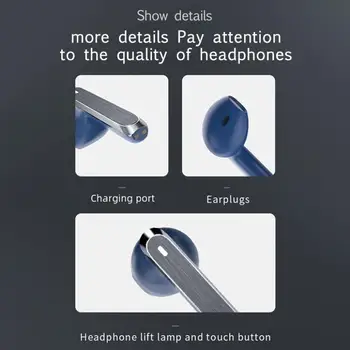 J58 TWS nove brezžične slušalke Bluetooth 5.0 slušalke dotik za nadzor stereo HI-fi bas gaming slušalke HD klic avto šport čepi 3778