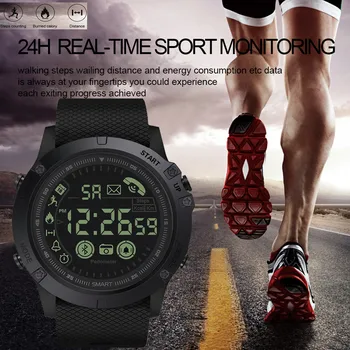 Moške Digitalni Watch Krepak Smartwatch 33-mesečni Čas Pripravljenosti 24h Vse vremenske razmere Spremljanje Elektronskih Watch Montre Homm 3912