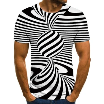 2021 nove priložnostne osebnost T-shirt za moške krog vratu kratkimi rokavi moški T-shirt poletje high street style 3D vrhu debelo 39268