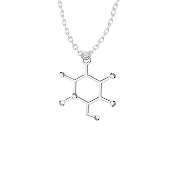 Molekule Glukoze Ogrlica Znanost Molekule Nakit Marihuane Obesek S 50 Povezavo Verige Prevleka Za Kemijo, Modni Nakit Chemis 50363