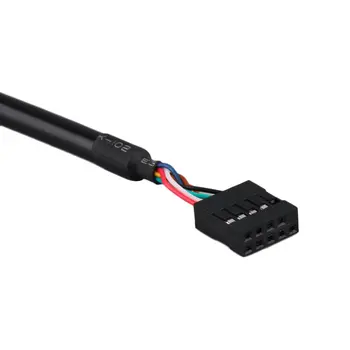 NOVI USB 2.0, 9 Pin Ženski matične plošče, USB 3.0, 20 Pin Moški Kabel Podaljšek Na zalogi 5656