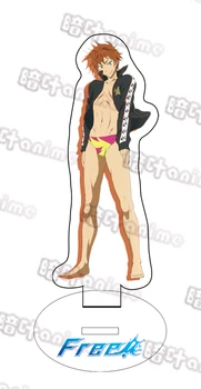 Anime Brezplačno! Nanase Haruka Tachibana Makoto Stojalo Slika Model Tablice Akril Namizni Dekor Obesek Studnet Xmas Darila 6287