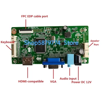 Komplet za NV140FHM-N61/NV140FHM-N62 zaslon moitor plošča 30pin Krmilnik odbor LCD LED HDMI VGA ZASLON EDP 1920x1080 VOZNIK 14