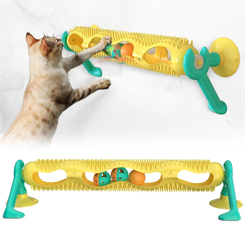 Smešno Interaktivne Cat Puzzle Igrača Slediti Žogo Gramofon Smešno Mačka Boj Mačka Hišne Potrebščine Usposabljanje Mačka Lov Žogo Igre 0