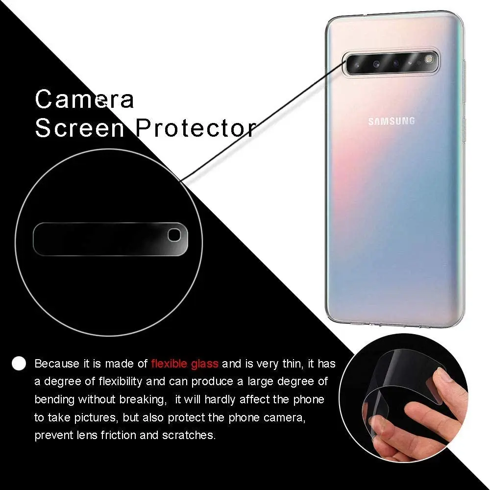 Objektiv kamere Steklo Za Samsung Galaxy S21 Ultra S20 FE Plus 5G Zaščitno Steklo S 21 S20fe S21Ultra Fotoaparat Len Screen Protector 2
